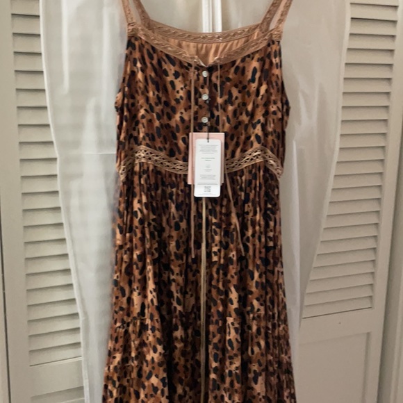 Spell & The Gypsy Saphari Prairie Strappy Sundress - S UT - Picture 11 of 15